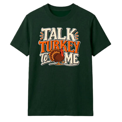 Talk turkey to me funny quote Thanksgiving Unisex T-Shirt