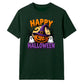 Witch hat pumpkin ghosts graphic Halloween Unisex t-shirt