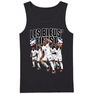 France Football Les Bleus Finest Graphic Men Tank Top