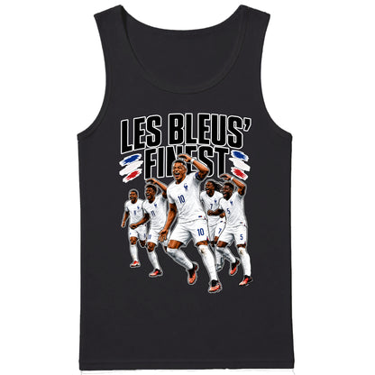 France Football Les Bleus Finest Graphic Men Tank Top