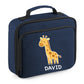 Cute Bear Design Kids Lunch Bag with Custom Name Personalised Lunch Bag Cooler Box