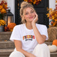 Friendsgiving curved arch font Thanksgiving Unisex T-Shirt