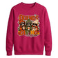 Friendsgiving raccoons print Thanksgiving Unisex Sweatshirt