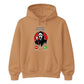 Frightening ghost phone call graphic print Halloween hoodie