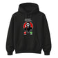 Frightening ghost phone call graphic print Halloween hoodie