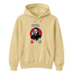 Frightening ghost phone call graphic print Halloween hoodie