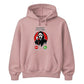 Frightening ghost phone call graphic print Halloween hoodie