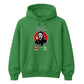 Frightening ghost phone call graphic print Halloween hoodie