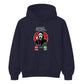 Frightening ghost phone call graphic print Halloween hoodie
