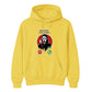 Frightening ghost phone call graphic print Halloween hoodie