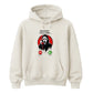 Frightening ghost phone call graphic print Halloween hoodie