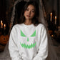 Frightening jagged-tooth Glow in the Dark Unisex Sweatshirt