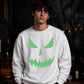 Frightening jagged-tooth Glow in the Dark Unisex Sweatshirt