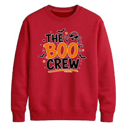 Fun boo crew ghost graphic Halloween Unisex Sweatshirt