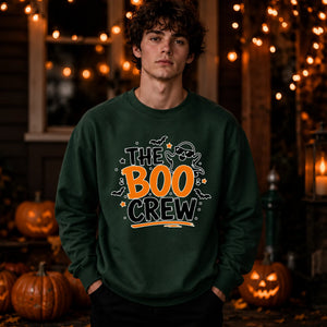 Fun boo crew ghost graphic Halloween Unisex Sweatshirt