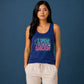 Fun Bright Typography I Speak Fluent Sarcasm Ladies Tank Top