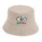 Fun Cartoon Ducks Surfing Good Vibes Summer Bucket Hat