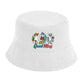 Fun Cartoon Ducks Surfing Good Vibes Summer Bucket Hat