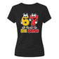 Fun Cartoon Six Seven Character Novelty Ladies T-Shirt