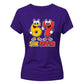 Fun Cartoon Six Seven Character Novelty Ladies T-Shirt