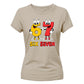 Fun Cartoon Six Seven Character Novelty Ladies T-Shirt