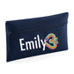 Cute Quadra Elephant Kids Pencil Case with Custom Name