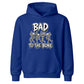 Fun dancing skeletons bad to the bone Halloween Kids Hoodie