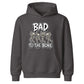 Fun dancing skeletons bad to the bone Halloween Kids Hoodie