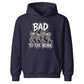 Fun dancing skeletons bad to the bone Halloween Kids Hoodie