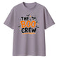 Fun ghost crew text graphic Halloween Oversized t-shirt