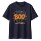 Fun ghost crew text graphic Halloween Oversized t-shirt