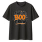 Fun ghost crew text graphic Halloween Oversized t-shirt