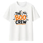 Fun ghost crew text graphic Halloween Oversized t-shirt