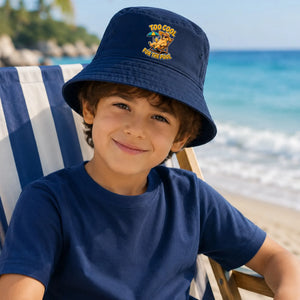 Fun Lounging Dog Too Cool For The Pool Summer Kids Hat