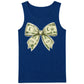 Fun Novelty Twenty Pound Banknote Bow Graphic Men Tank Top
