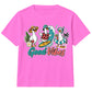 Fun Surfing Duck Good Vibes Graphic Summer Kids T-Shirt