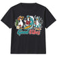 Fun Surfing Duck Good Vibes Graphic Summer Kids T-Shirt