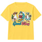 Fun Surfing Duck Good Vibes Graphic Summer Kids T-Shirt