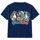 Fun Surfing Duck Good Vibes Graphic Summer Kids T-Shirt