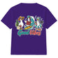 Fun Surfing Duck Good Vibes Graphic Summer Kids T-Shirt
