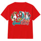 Fun Surfing Duck Good Vibes Graphic Summer Kids T-Shirt