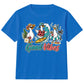 Fun Surfing Duck Good Vibes Graphic Summer Kids T-Shirt