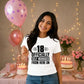 Funny 18 Officially Self-Managed Birthday Ladies T-Shirt