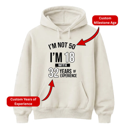 Personalized Birthday Gift Hoodie | Funny Birthday Humour Design for Her & Him