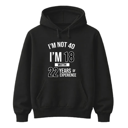 Personalised Birthday Humour Hoodie Happy Birthday Hoodie