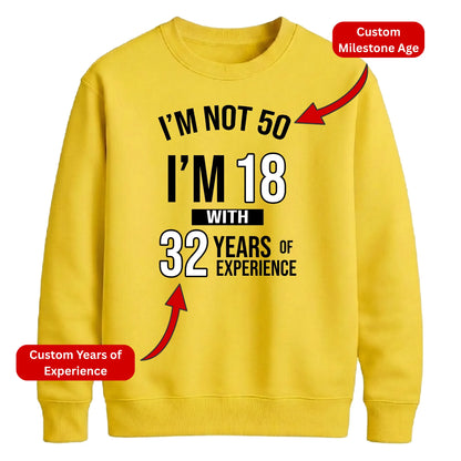 Personalized Birthday Gift Sweatshirt | Epic Birthday Joke Design for Men & Women