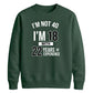 Epic Birthday Joke Personliased Happy Birthday Sweatshirt