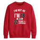 Personalized Birthday Gift Sweatshirt | Epic Birthday Joke Design for Men & Women
