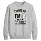 Epic Birthday Joke Personliased Happy Birthday Sweatshirt
