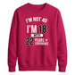 Epic Birthday Joke Personliased Happy Birthday Sweatshirt